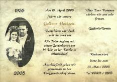 gold hochzeit einladungstext