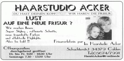 Friseursalon Acker, Calden