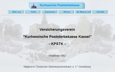 Kurhessische Poststerbekasse, Kassel